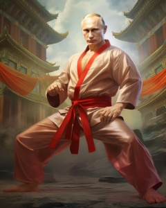 Нейросеть нарисовала Путина, где он герой компьютерных игр